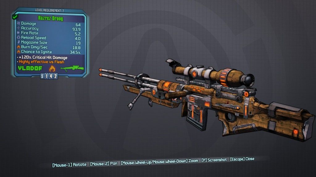 borderlands sniper rifle