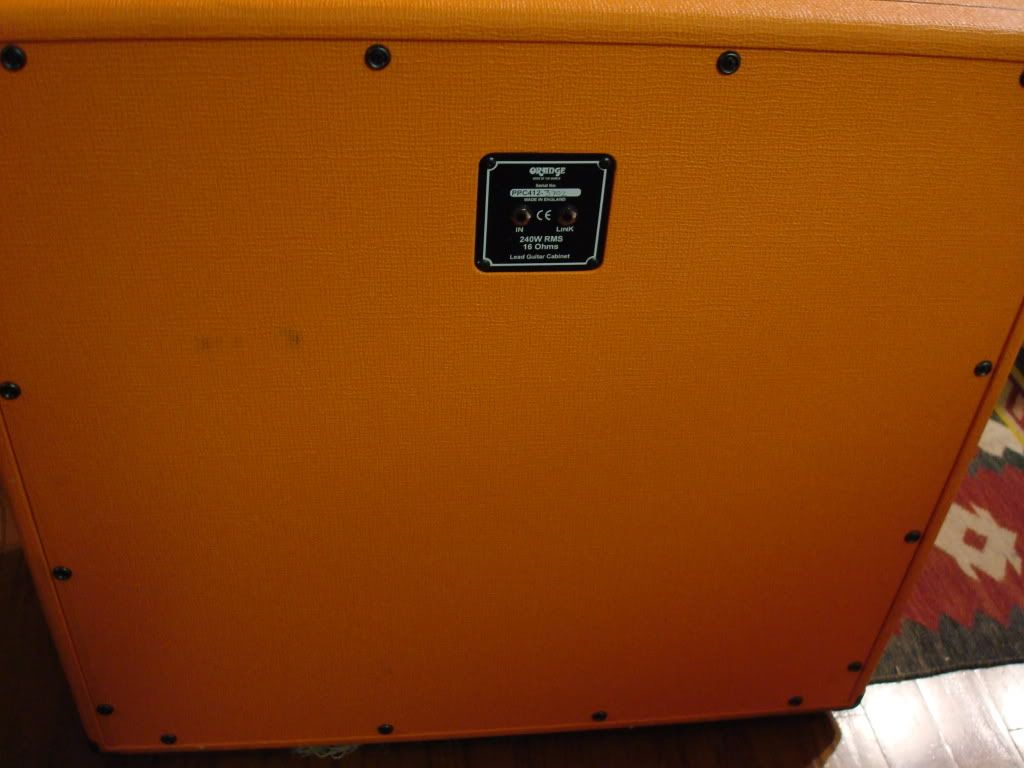 Orange 4X12 Cab