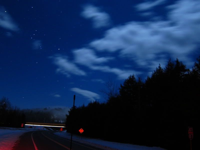 Adirondack Nights, Orion on Left
