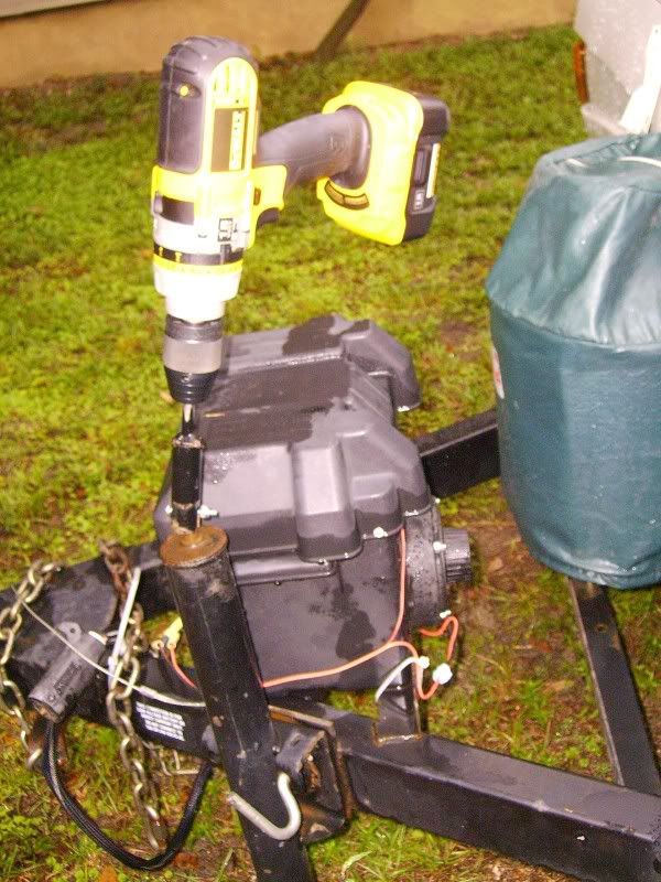 Cordless drill/tongue jack adapter?