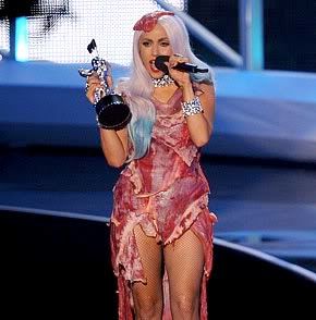 Lady Gaga meat dress