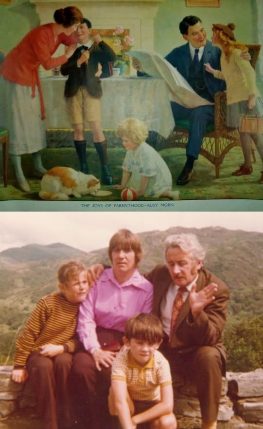 juxtapose the joys of parenthood and family holiday 1972