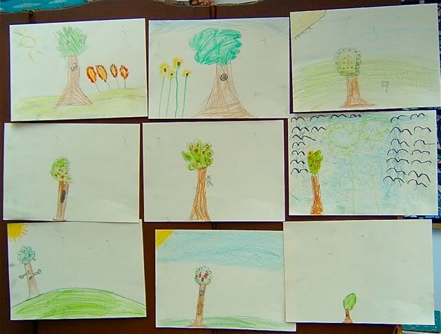 seven year old tree drawing s