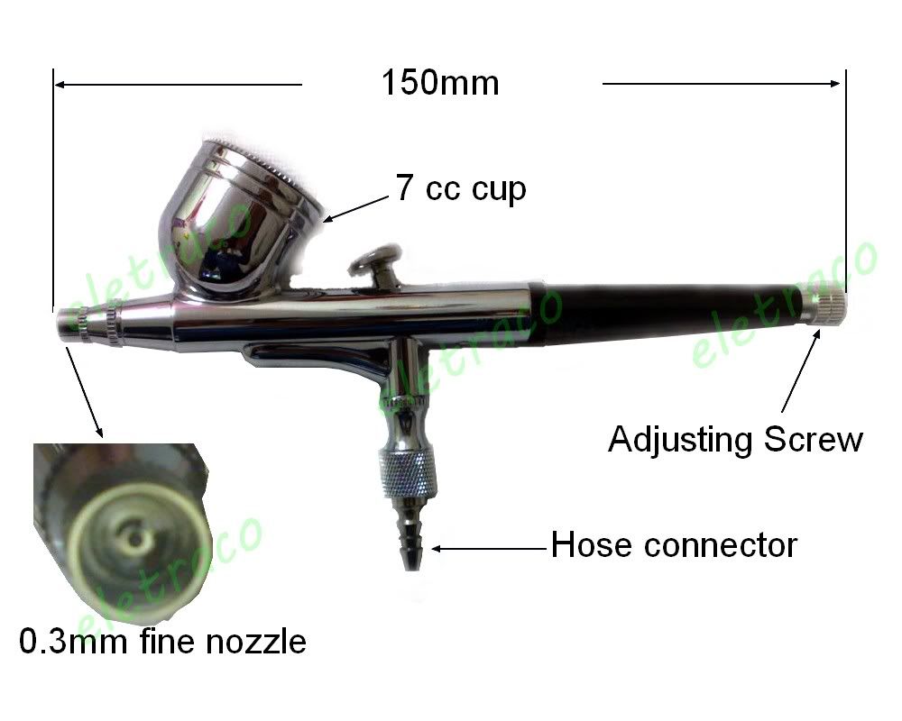 Airbrush dimension