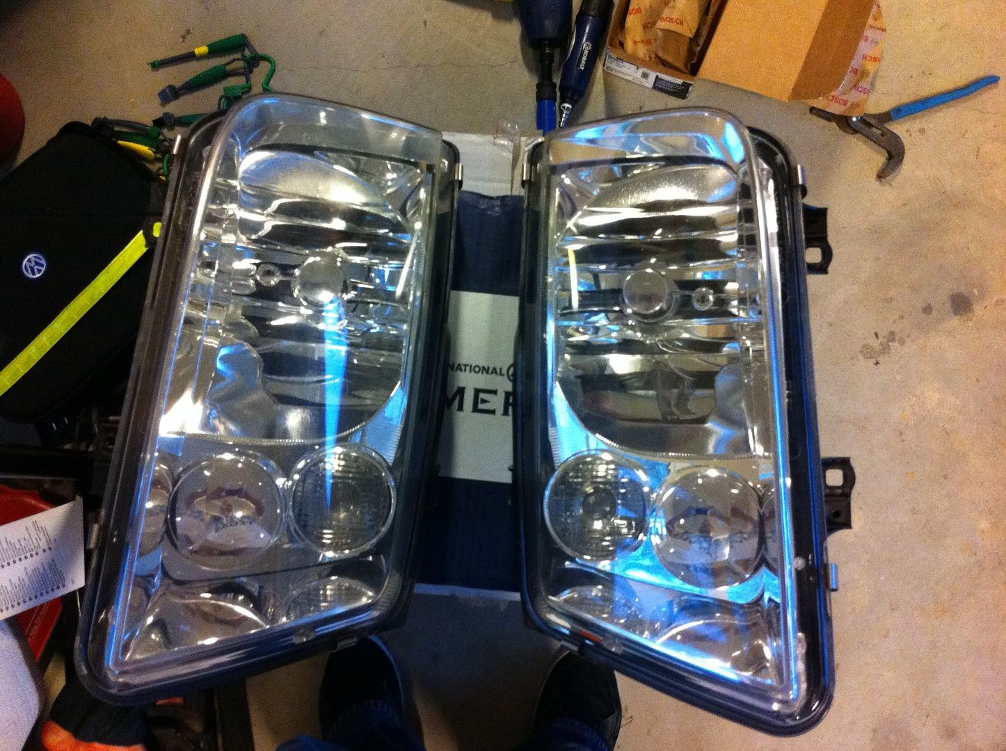 Mint OEM Headlights and Mirrors VW Vortex Volkswagen Forum