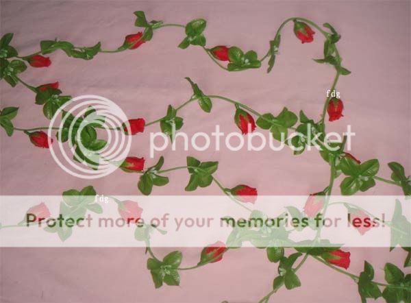 81ft silk rose bud garlands artificial wedding flowers  