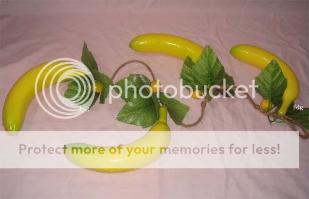 faux string banana artificial fruit kitchen decoration  