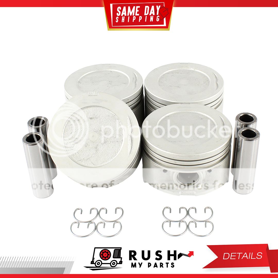 DNJ P900.30 Oversize Complete Piston Set For 85-95 Toyota Celica 2.4L L4 SOHC 8v