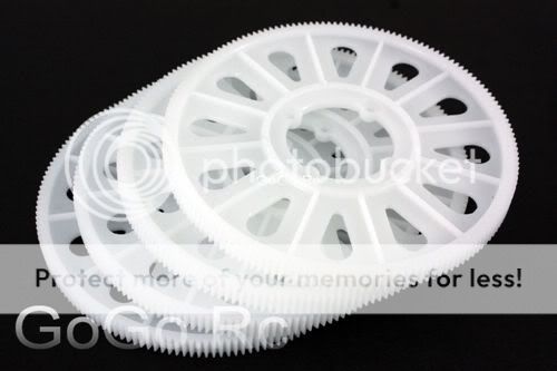 4x Main Drive Gear For T rex 500 Helicopter RH50018 WH  
