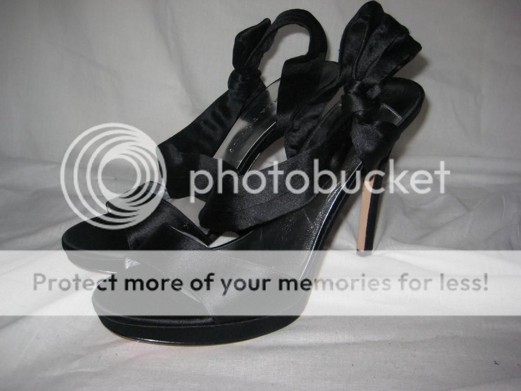 Womens   IVANKA TRUMP   DERMANI   BLACK sandal HEELS   8.5 M new 